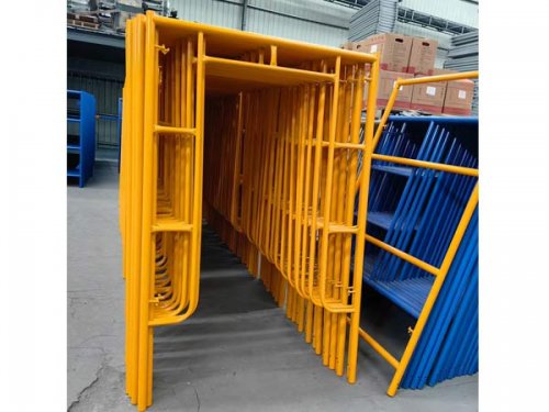 Steel tube scaffolding